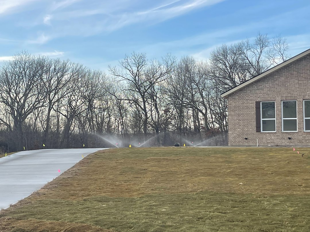 Top Quality Sod & Irrigation Installation for a New Home in Waxahachie, TX